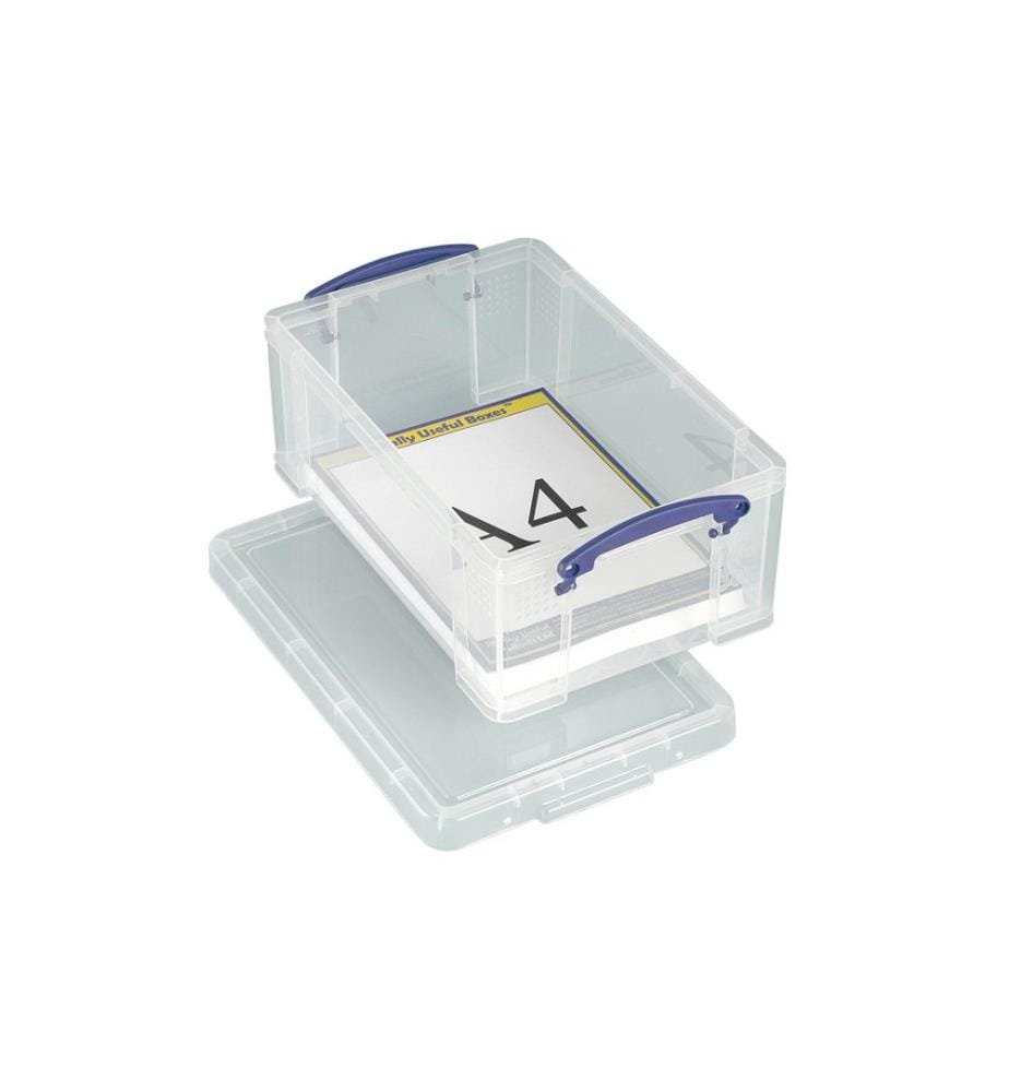REALLY USEFUL BOX - Aufbewahrungsbox 9 Liter, Transparent