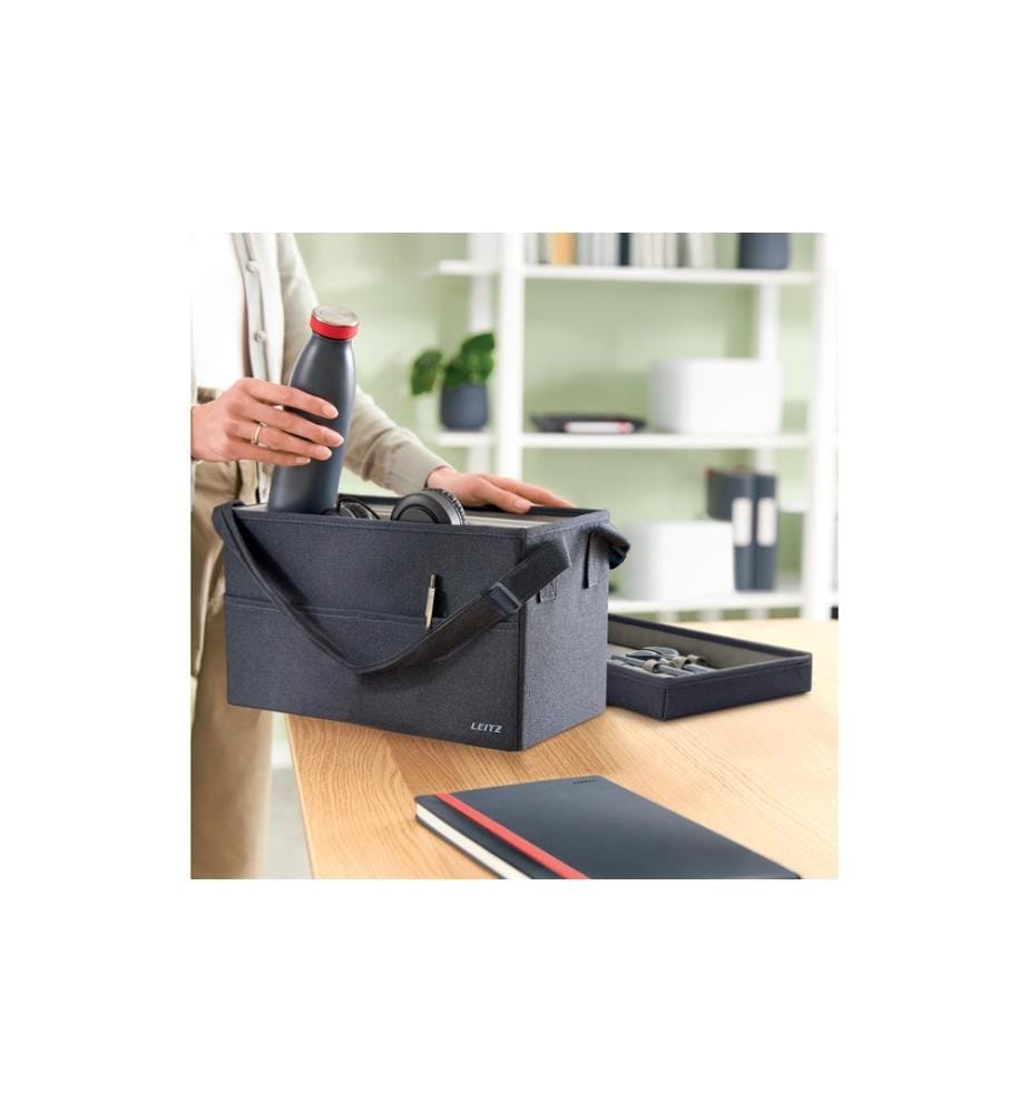 LEITZ - Desk Sharing Tasche Kompakt mit Deckel Anthrazit