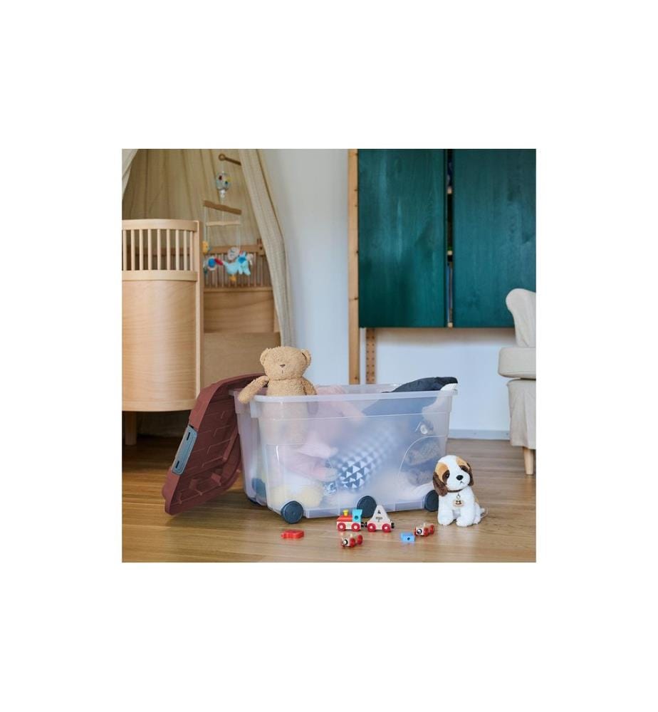 ROTHO - Boîte de rangement ROLLER6 Rouge, 2 pcs.