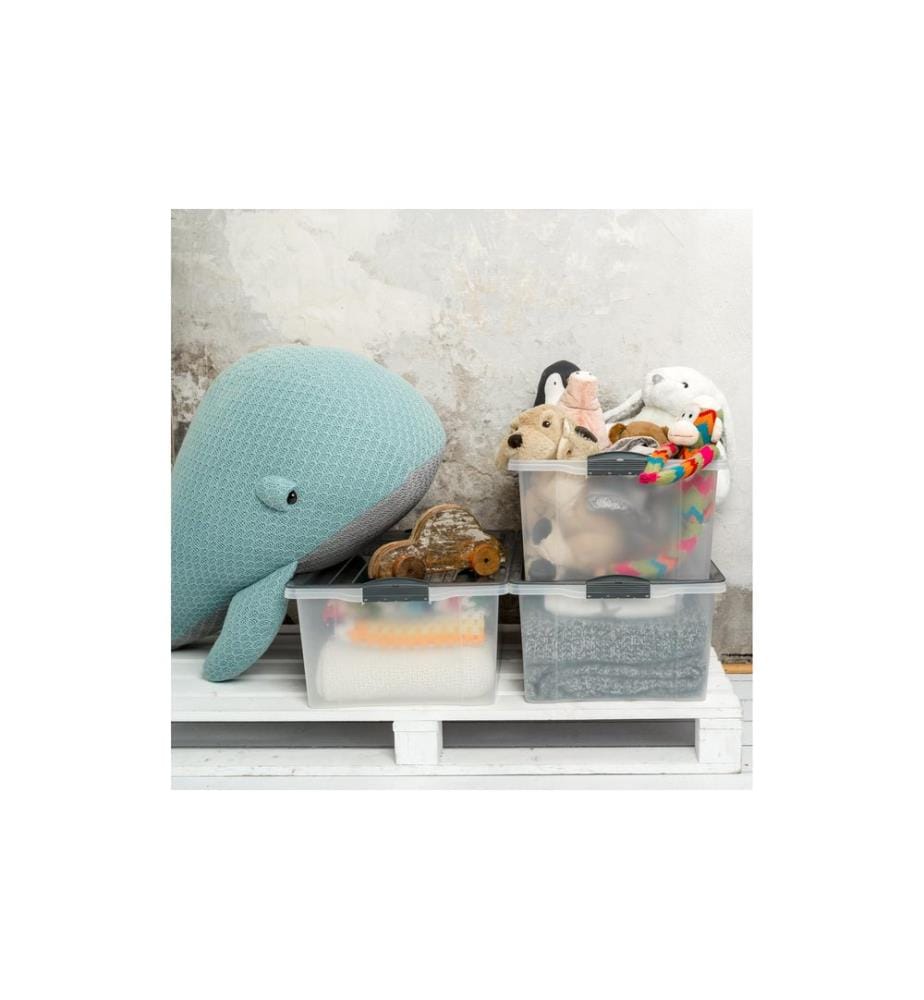 ROTHO - Boîte de rangement COMPACT, Gris, 3 pcs.