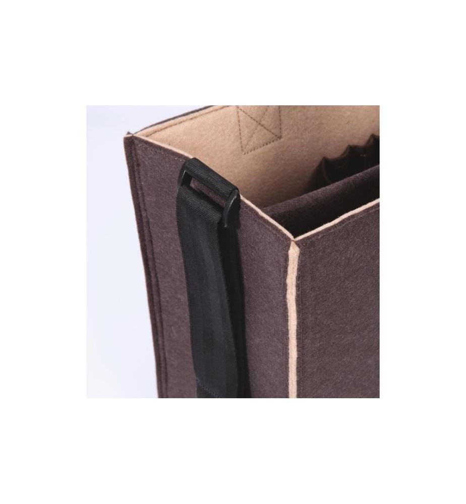 SIGEL - Desk Sharing Bag Bicolor M, marron/beige 15.4