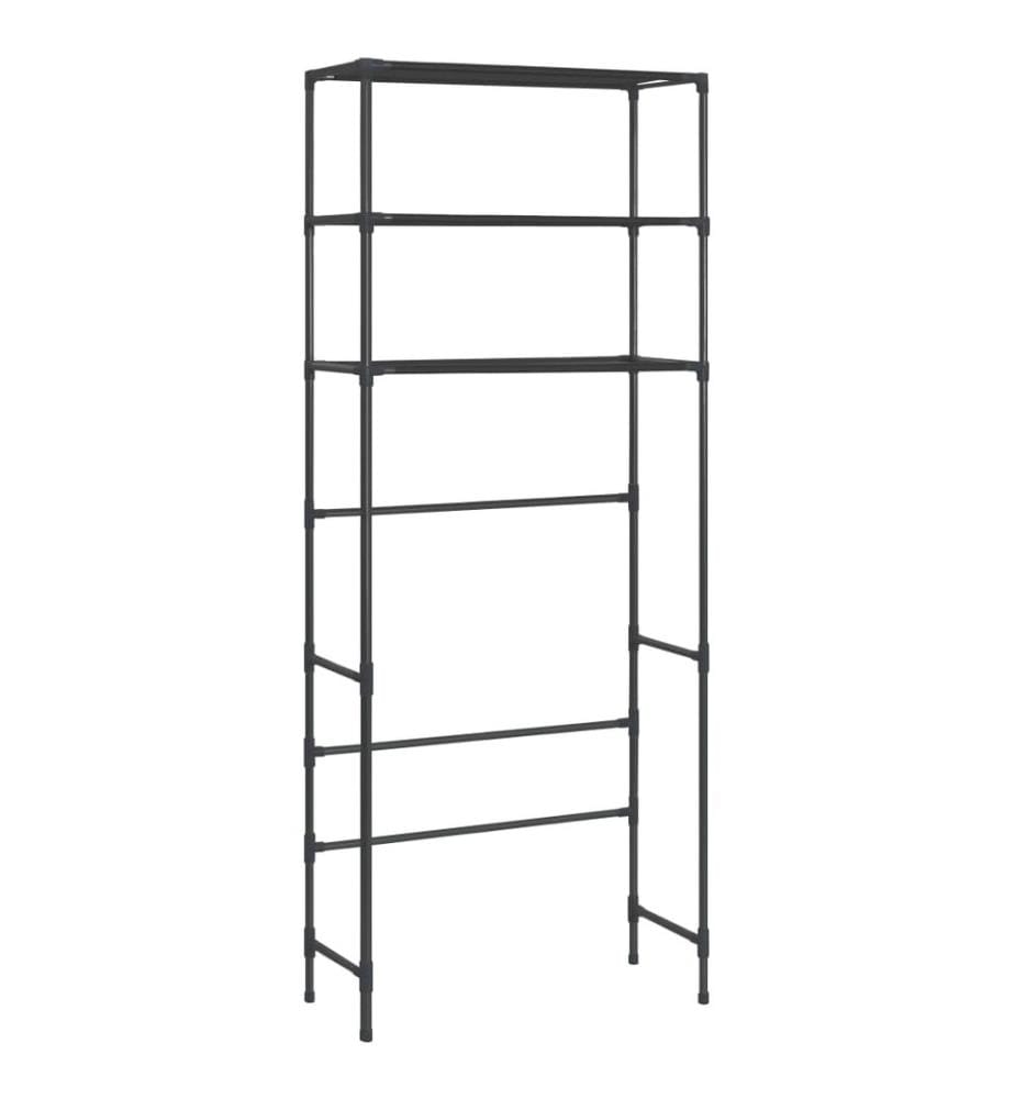 Support de rangement au-dessus lave-linge 3 niveaux 69x28x169cm