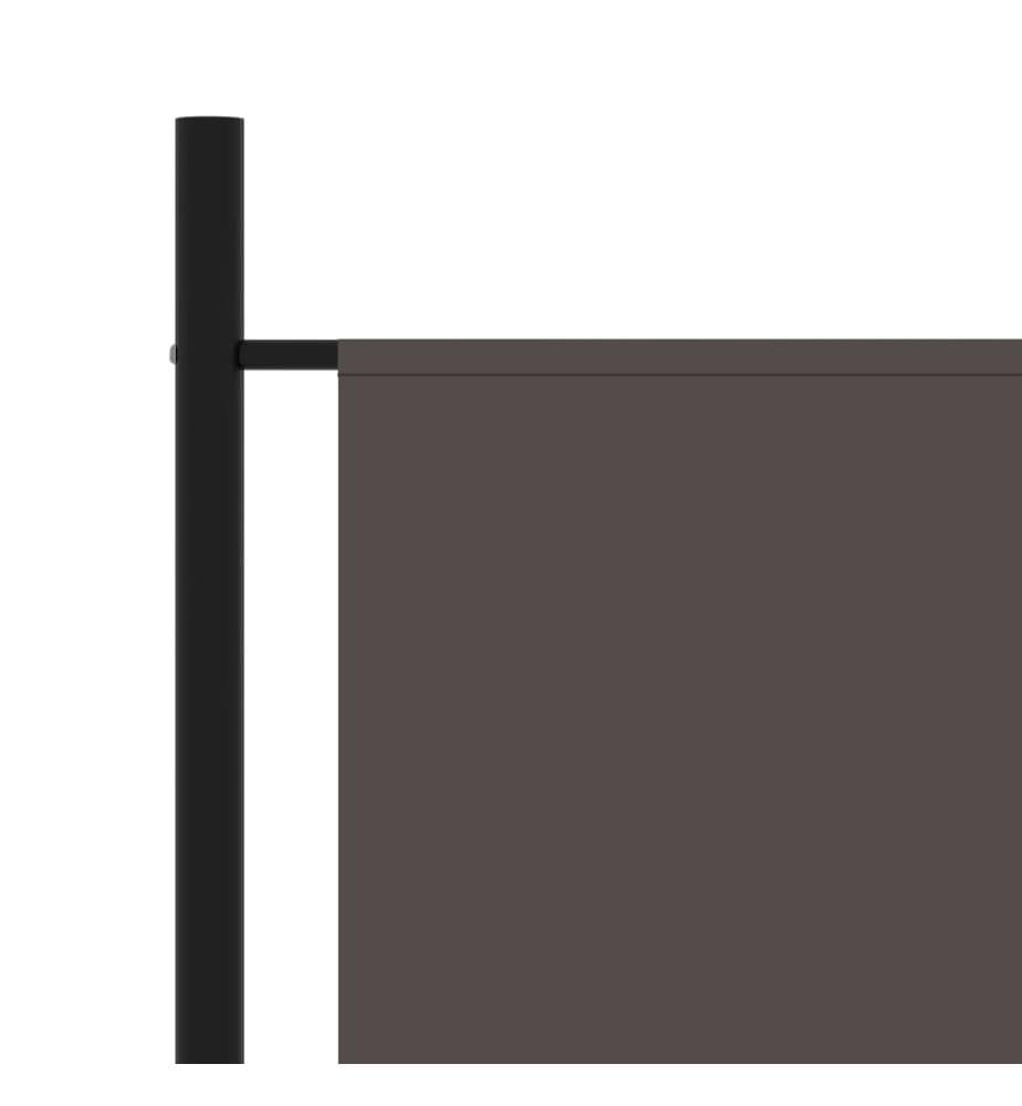 Cloison de séparation 3 panneaux Anthracite 260x180 cm