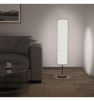 Lampadaire avec support 121 cm Blanc E27