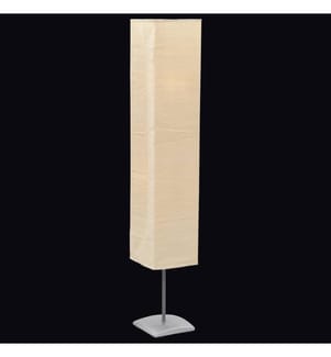 Lampadaire avec support en acier 135 cm Beige