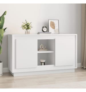 Sideboard Weiss 102x35x60 cm Holzwerkstoff