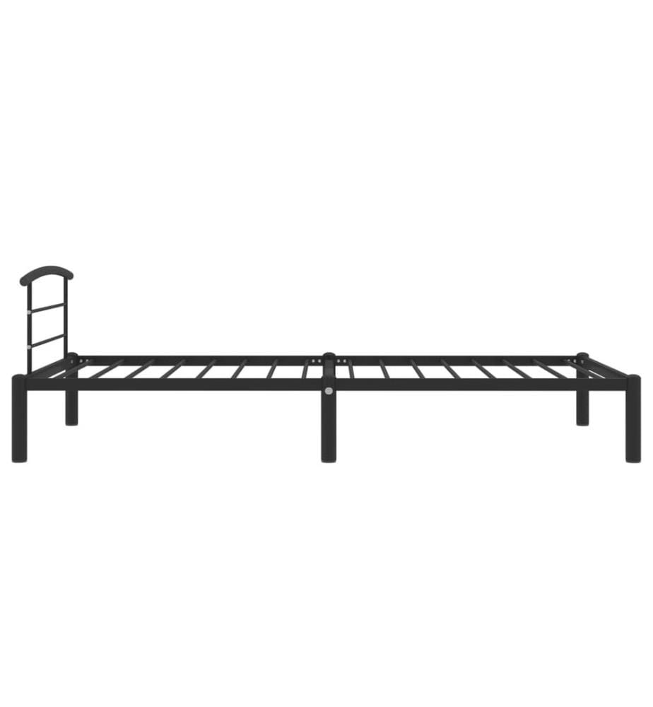 Bettgestell Schwarz Metall 90x200 cm
