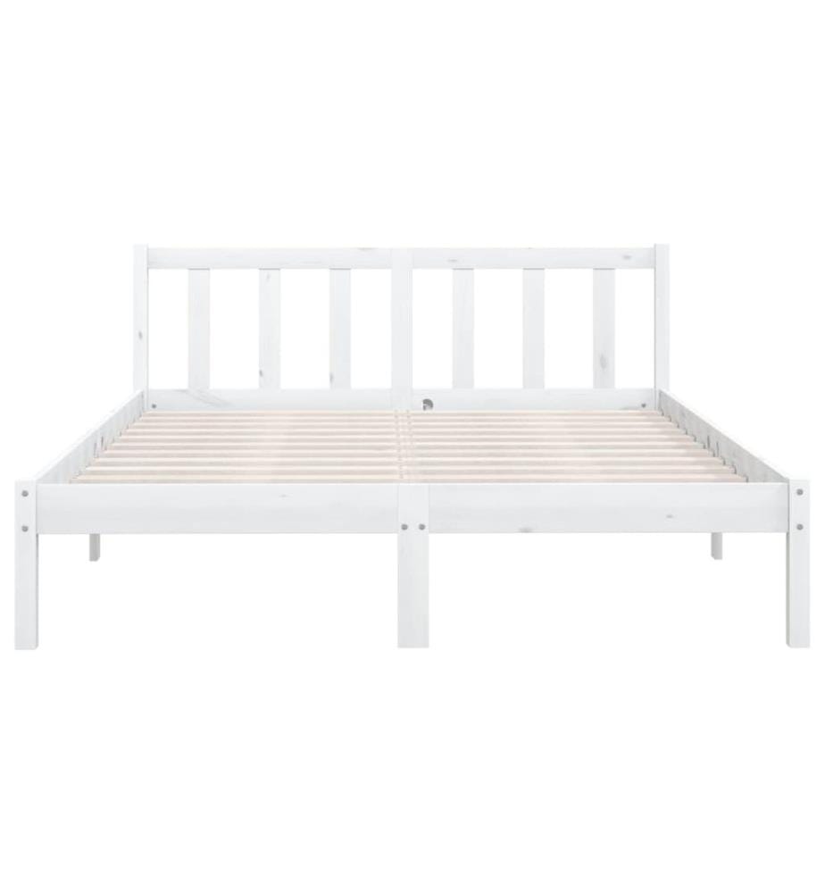 Massivholzbett Weiss Kiefer 120x200 cm
