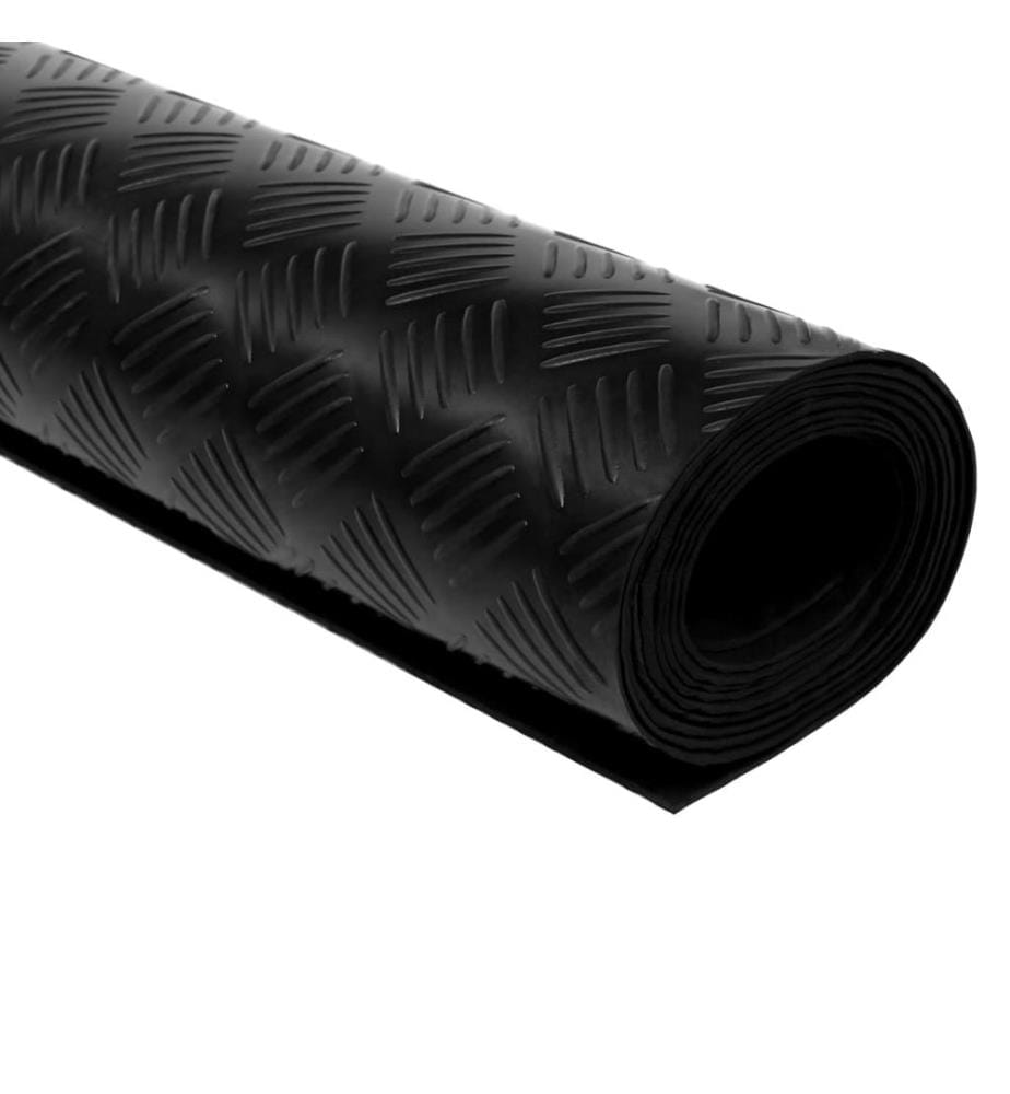 Gummimatte Anti-Rutsch 5 x 1 m Riffelblech-Design