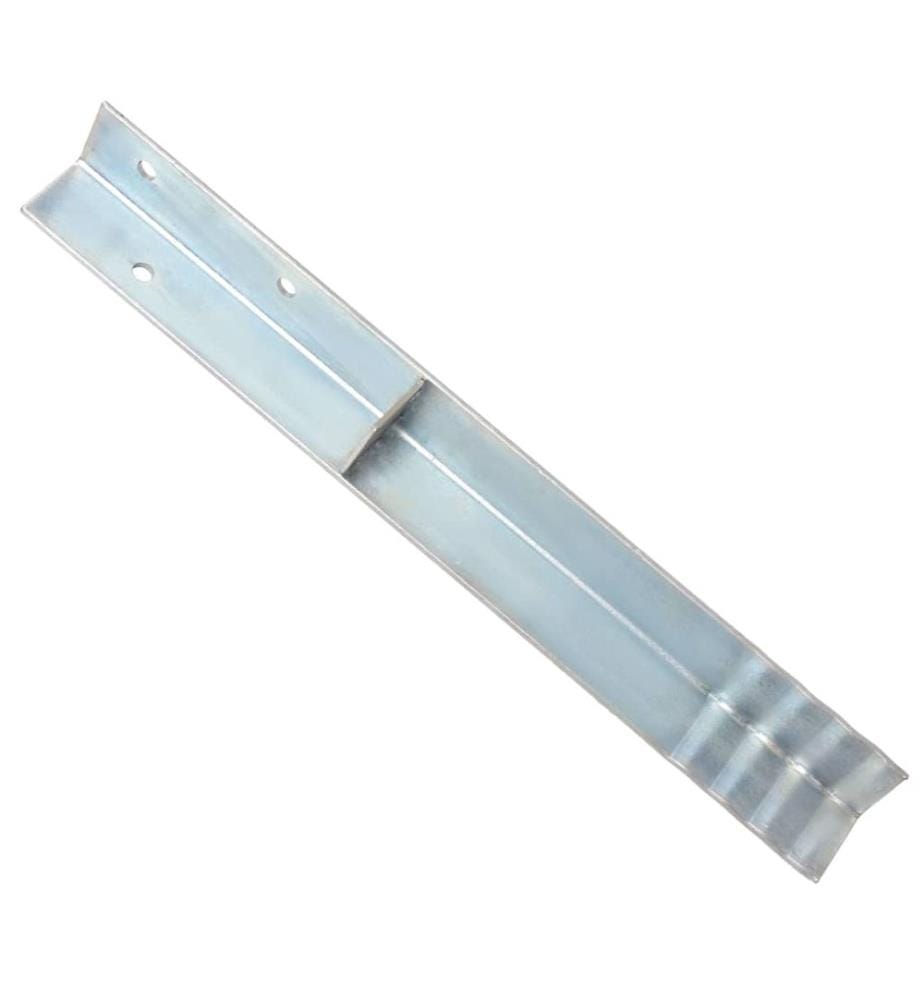 Piquet de sol en forme de L 2 pcs Acier galvanisé 5 x 5 x 50 cm