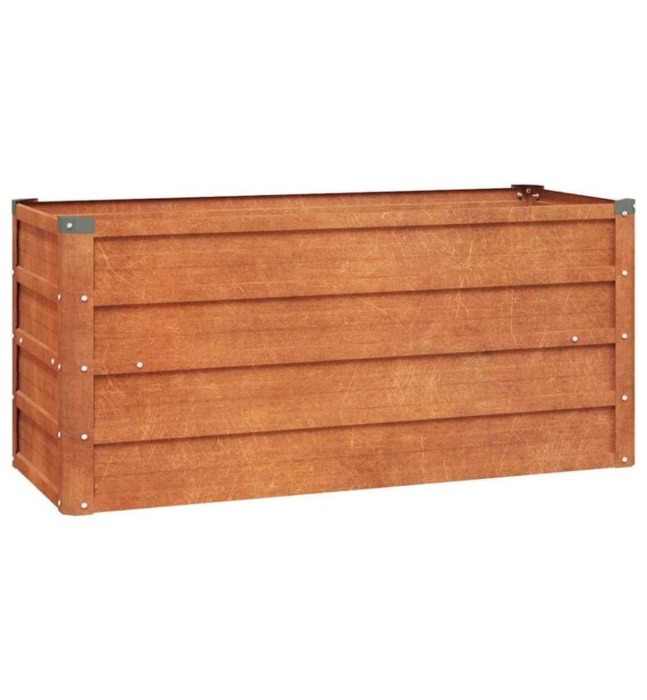 Hochbeet Rostig 100x40x45 cm Cortenstahl