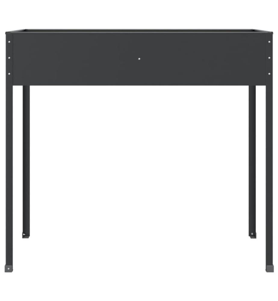 Jardinière Anthracite 100,5x40,5x90 cm Acier galvanisé
