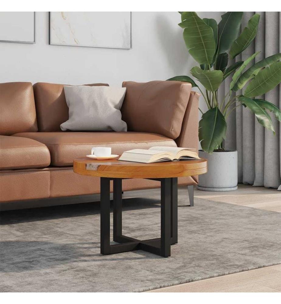 Table basse Teck Résine 60 cm