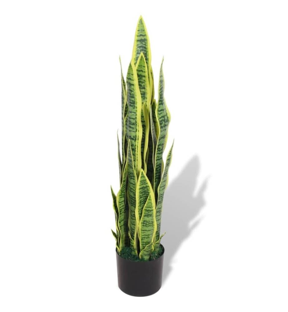 Künstliche Sansevieria Bogenhanf mit Topf 90 cm Grün