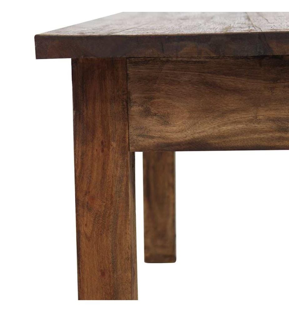 Table basse bois d'acajou massif 96x73x45 cm