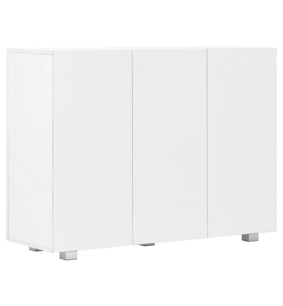 Sideboard Hochglanz-Weiss 107x35x80,5 cm