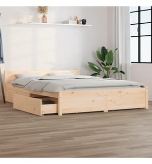 Bett mit Schubladen 140x200 cm