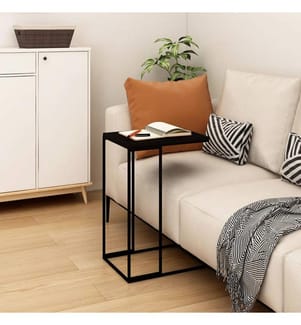 Beistelltisch Schwarz 40x30x59 cm Holzwerkstoff