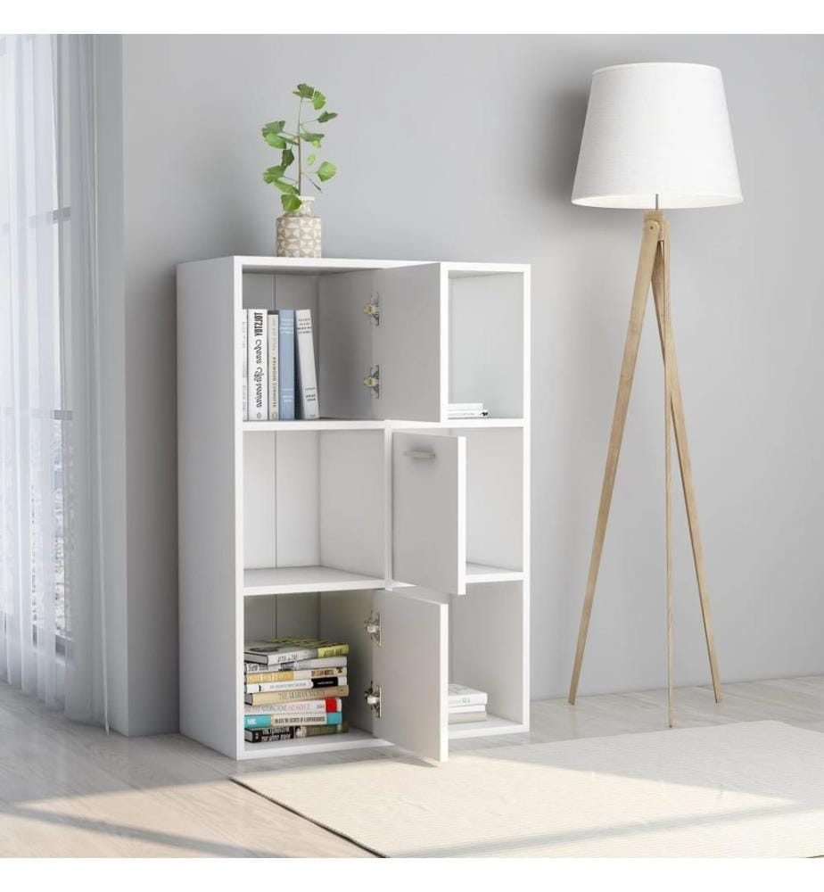 Lagerschrank Weiss 60x29,5x90 cm Holzwerkstoff