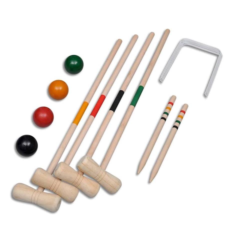 Krocket-Set Holz 4 Spieler