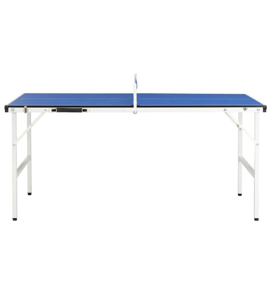 Table de ping-pong de 1,5 m avec filet 152 x 76 x 66 cm Bleu