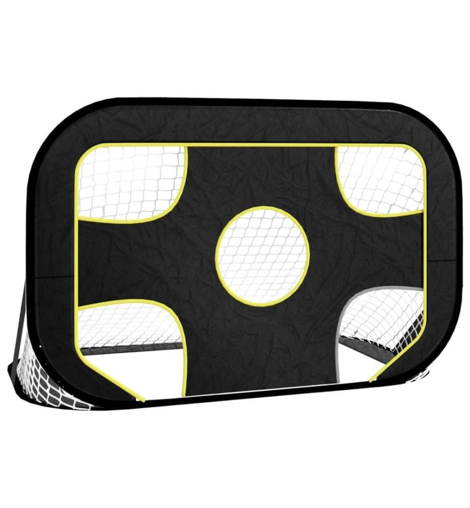 Fussballtor mit Torwand 120x80x80 cm Polyester