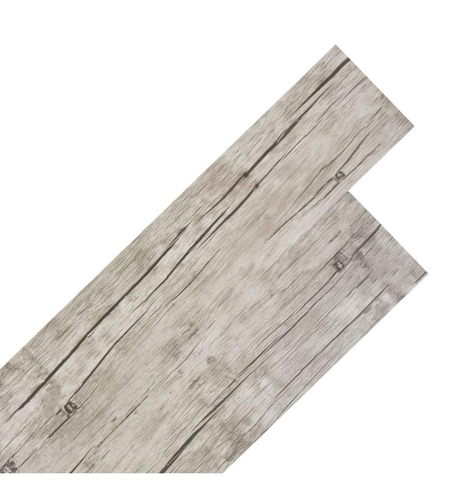 PVC-Fliesen Selbstklebend 5,02 m² 2 mm Eiche Gewaschen