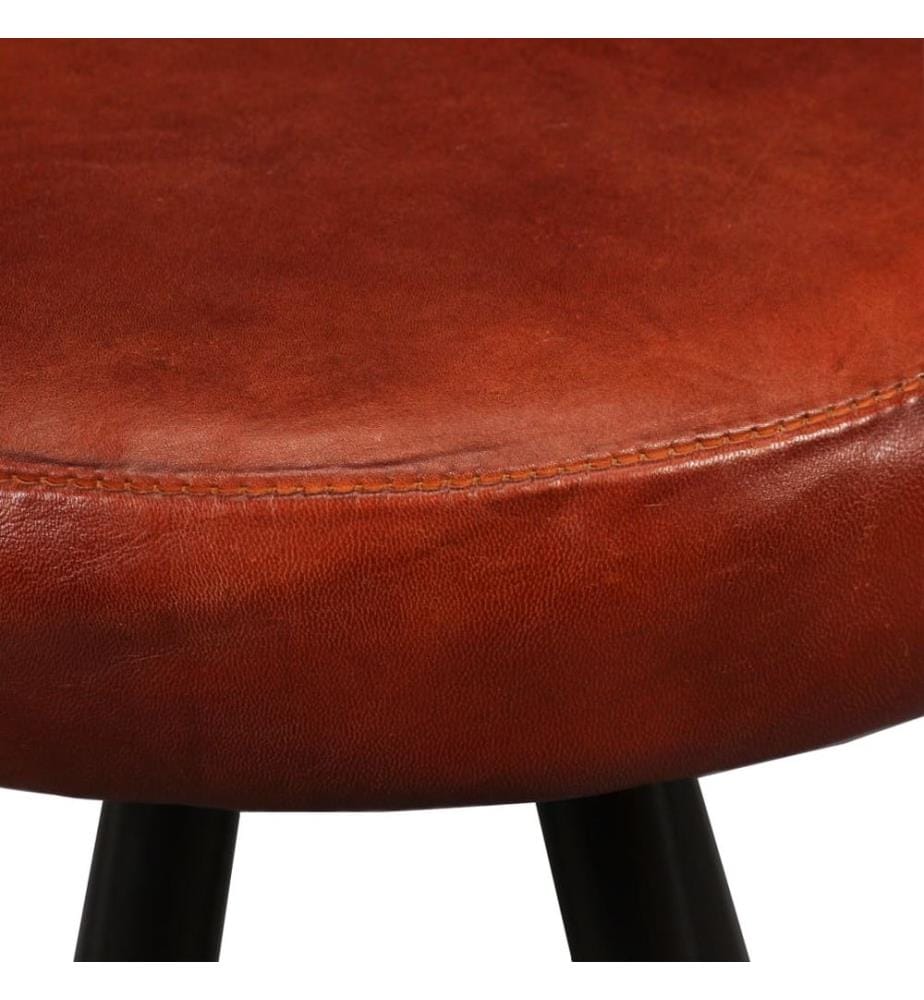 Barhocker 4 Stk. Echtleder