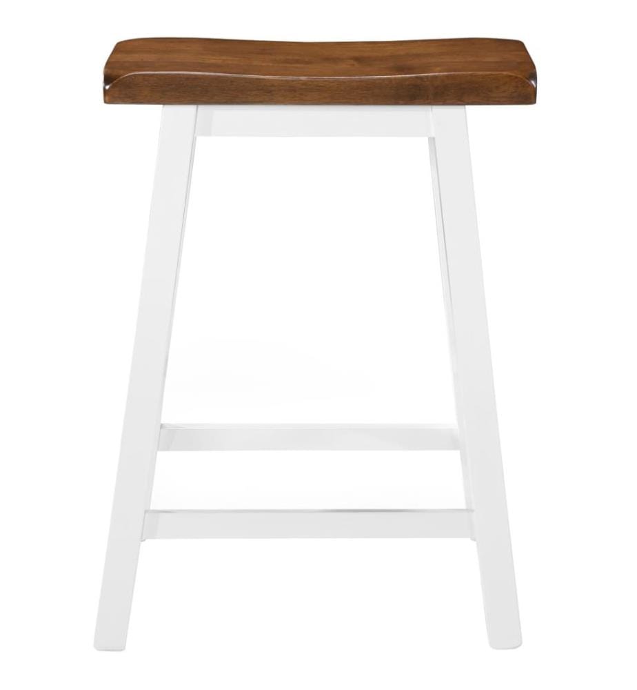 Barhocker 2 Stk. Massivholz
