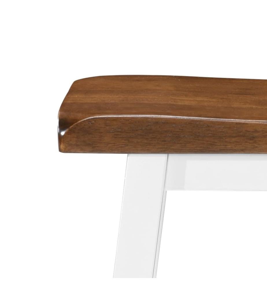 Barhocker 2 Stk. Massivholz