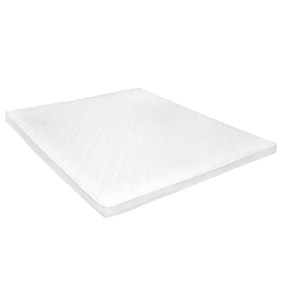 Sur-matelas 160 x 200 cm Mousse froide Profil d'oeuf 6 cm