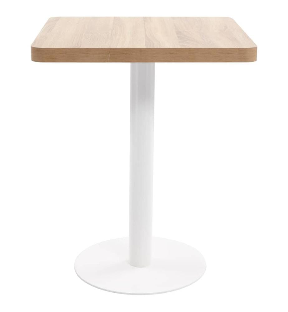 Table de bistro Marron clair 60x60 cm MDF