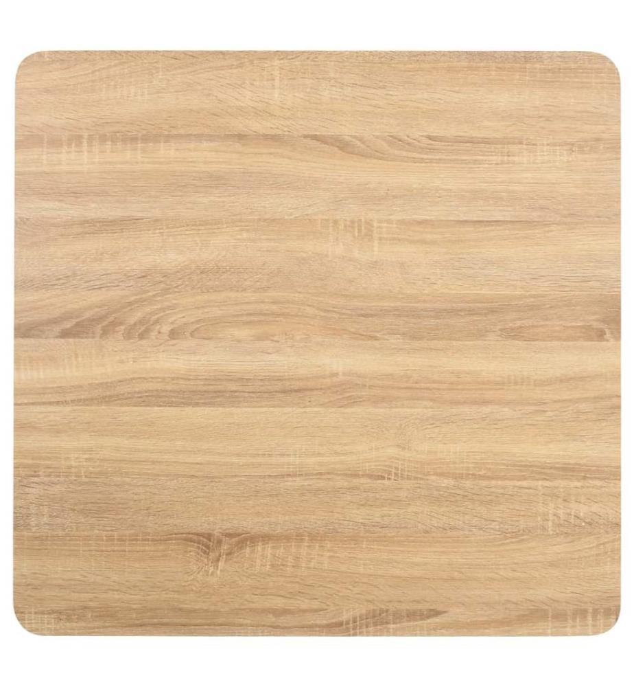 Table de bistro marron clair 80x80 cm MDF