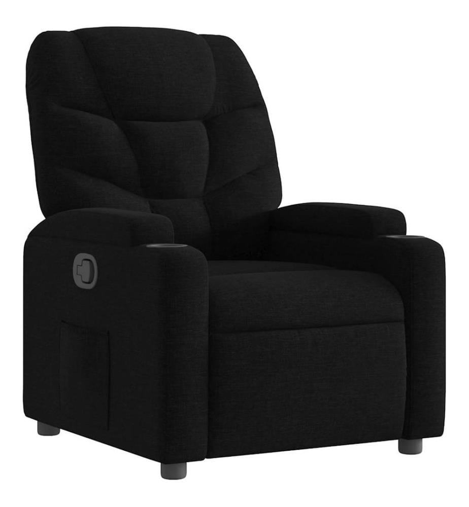 Relaxsessel Schwarz Stoff