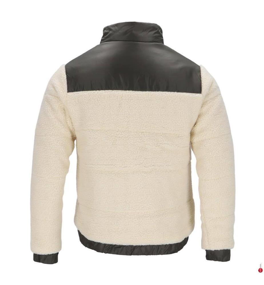 Giacca Neven - Khaki e bianco