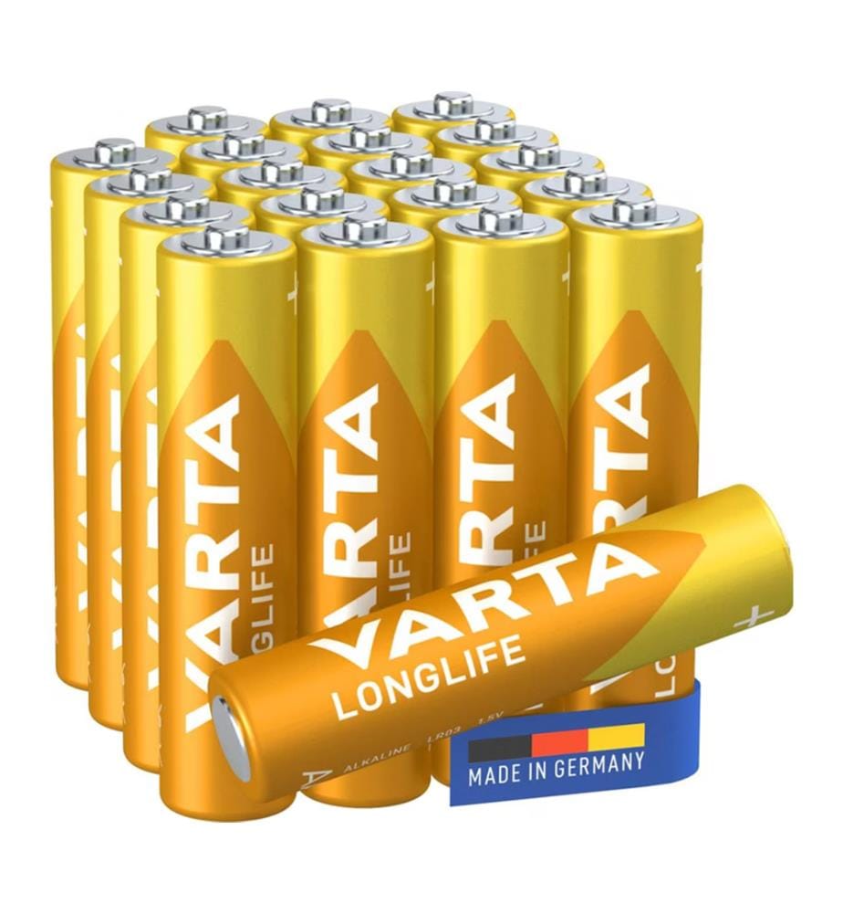 Longlife AAA Alkaline-Batterien 20er Pack