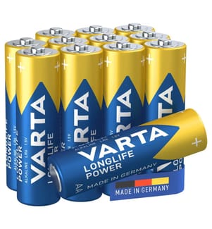 Batterie alcaline Longlife Power AA cubo da 12