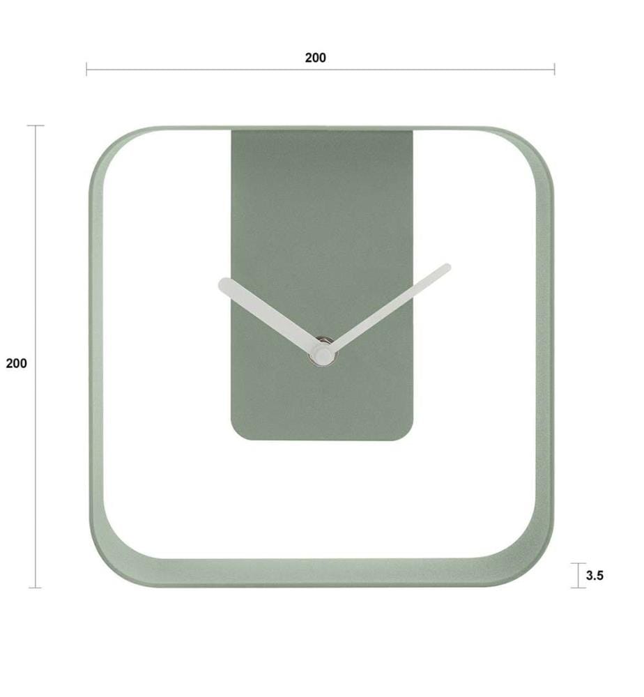 TFT Chone Clock 20 x 3.5 x 20 cm - Green | DeinDeal