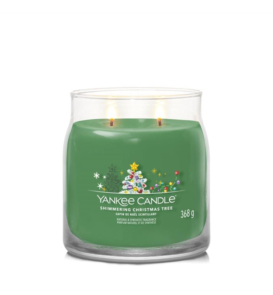 368 g - Bougie Parfumée Signature Sapin de Noël Scintillant