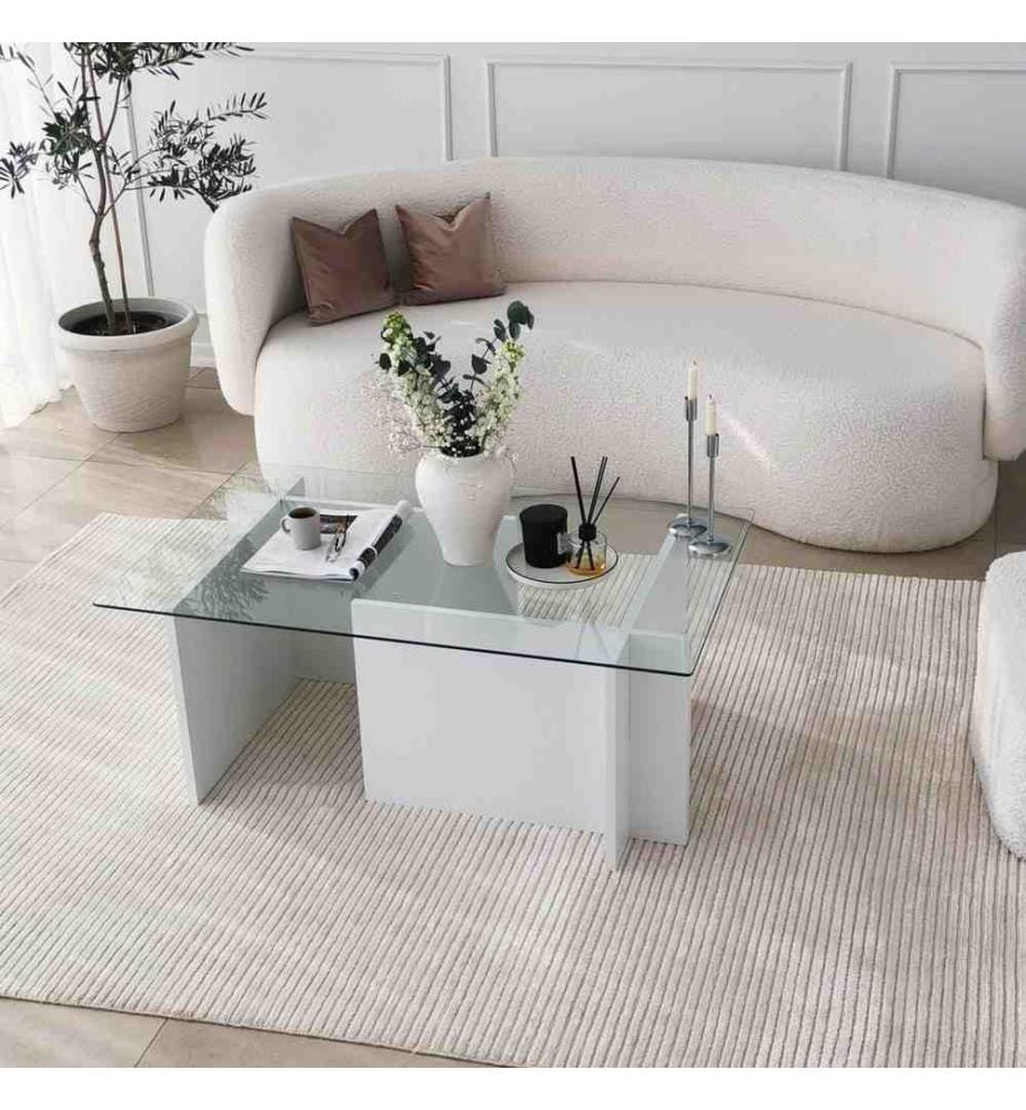 Design Couchtisch Weiss
