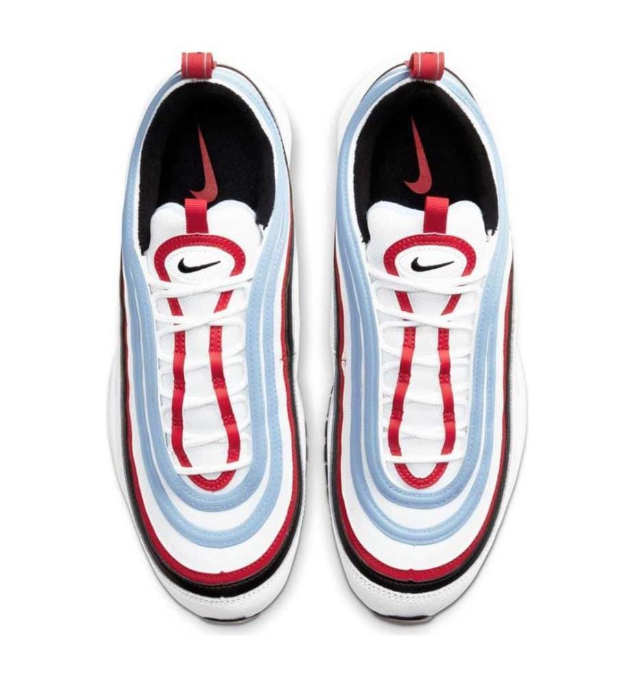 Air Max 97 Gundam Sneakers - White, Black, University Red, Psychic Blue