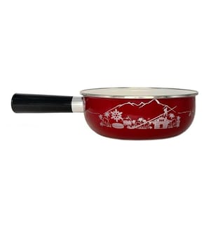 Caquelon à fondue rouge 21cm