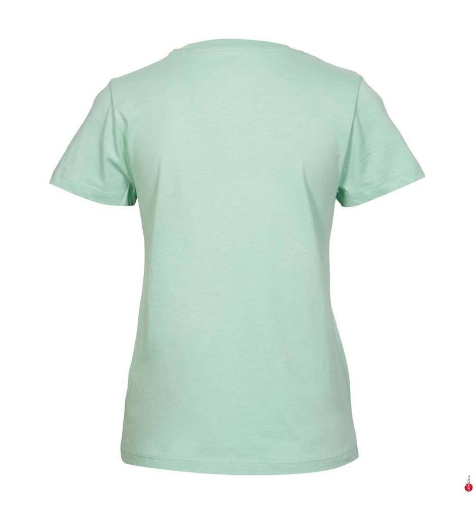 Logo-T-Shirt mit Pailletten - Grün