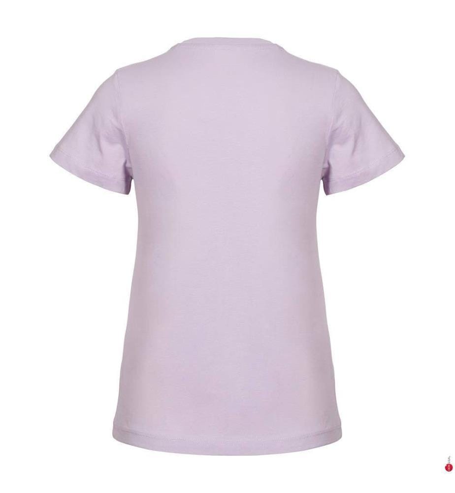 Logo-T-Shirt mit Pailletten - Violett