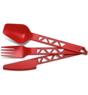 PRIMUS - Kits de couverts de camping Lightweight TrailCutlery Rouge