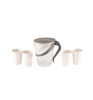 EASY CAMP - Set de gobelets Cerf Pitcher Set, 21 cm x 15.5 cm x 20 cm
