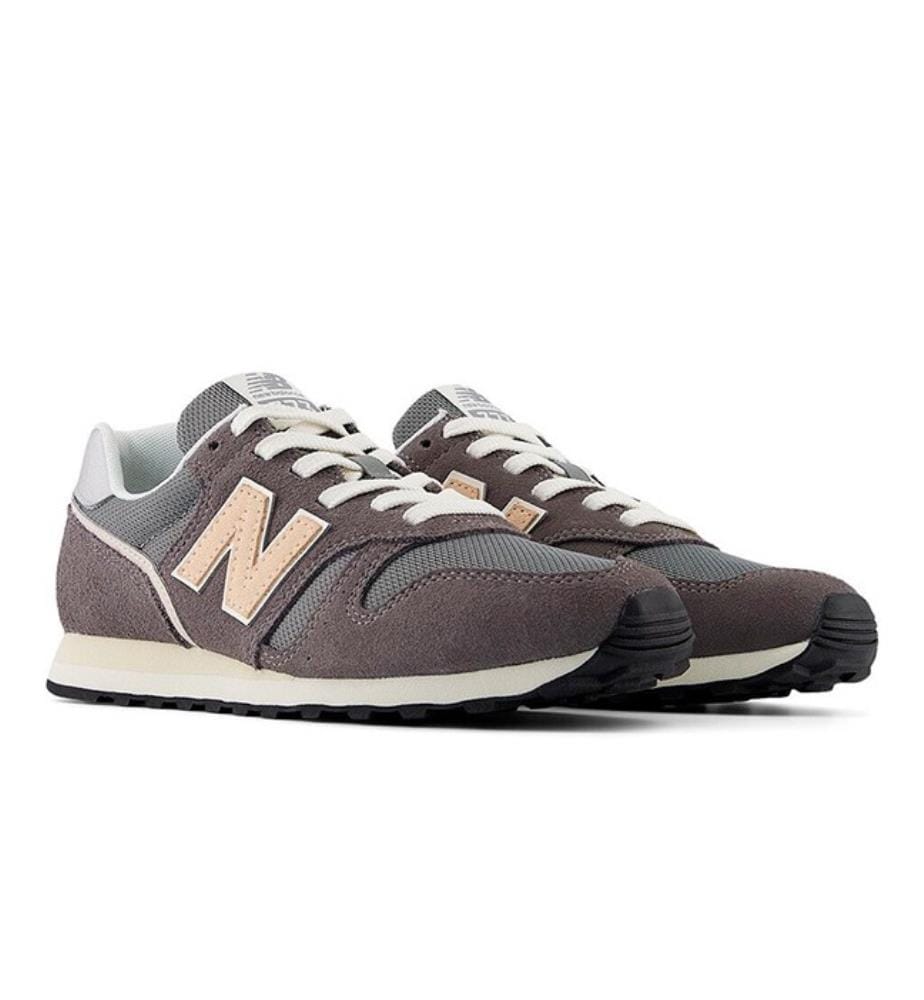 383 Damen-Sneakers - Grau und Cremeweiss