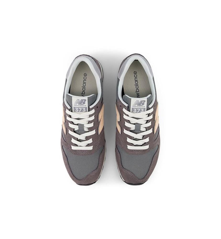 383 Damen-Sneakers - Grau und Cremeweiss