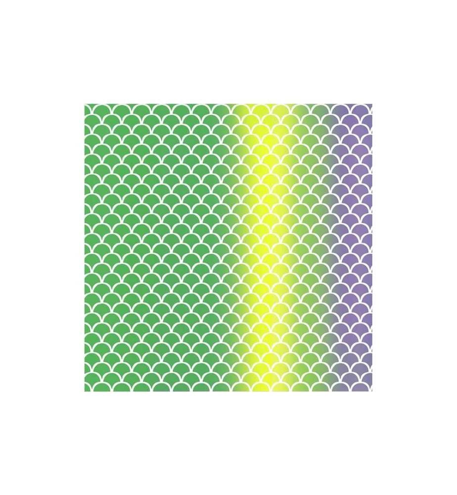 CRICUT - Film de vinyle Premium Mosaic Dragon 30.5 x 30.5 cm, 4 feuilles