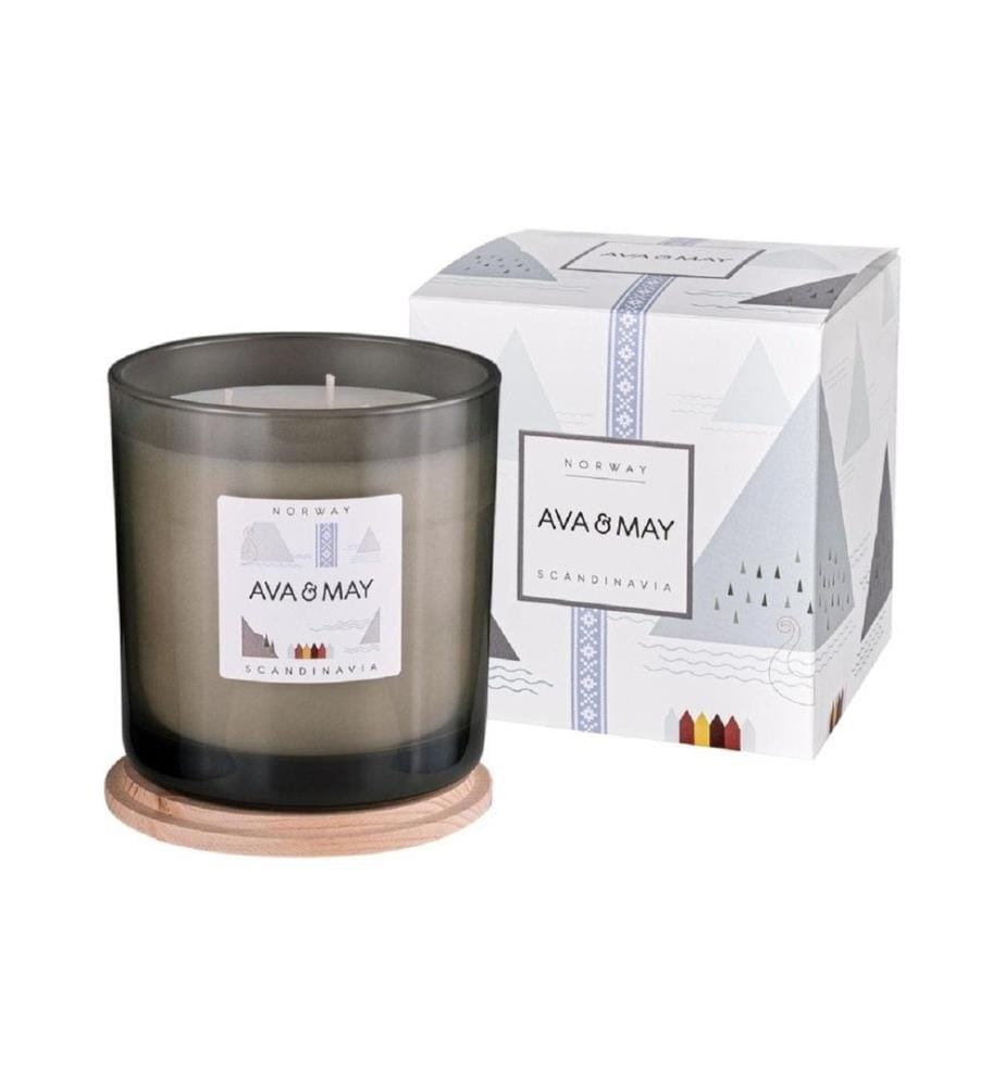 AVA & MAY - Duftkerze Norwegen Gross, 500 g